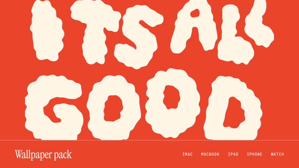 It's All Good wallpaper pack cover